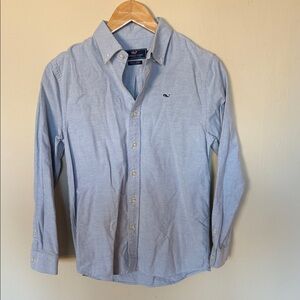 Vineyard Vines Kids Sky Blue Button-Down Shirt